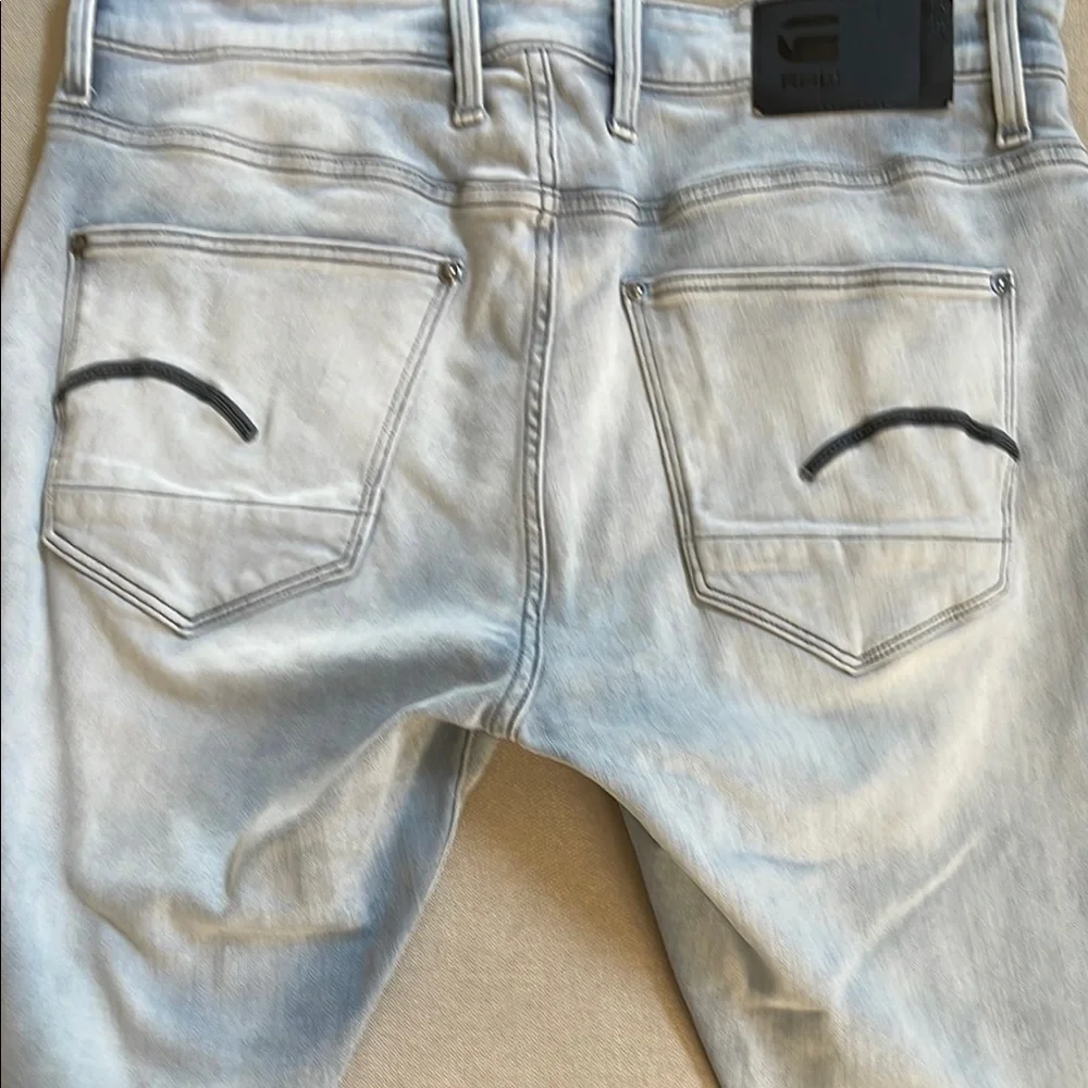 G-Star Men's Light Gray Slim Jeans 33x30